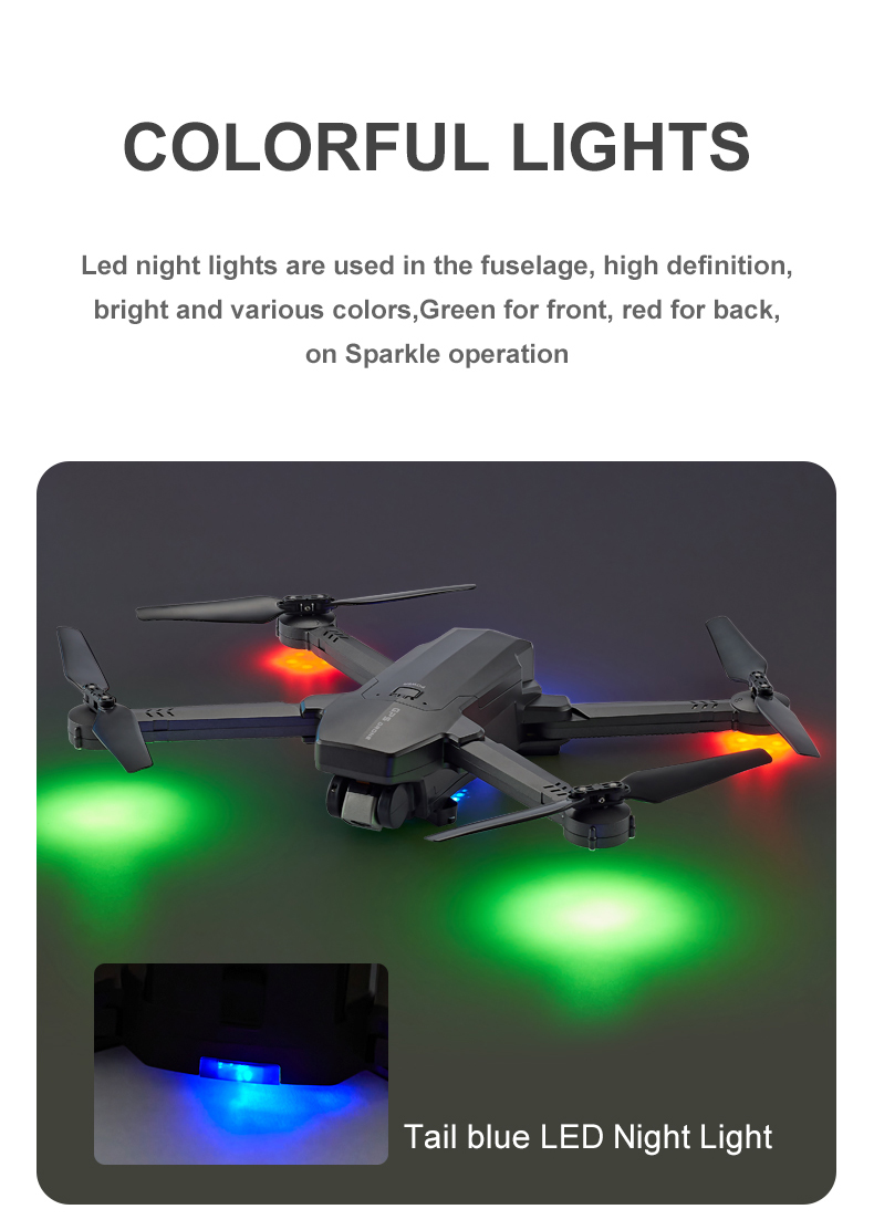 1906 5G WIFI FPV GPS With 4K HD ESC Dual Camera Optical Flow Visual Positioning Foldable RC Drone Quadopter RTF - Photo: 4