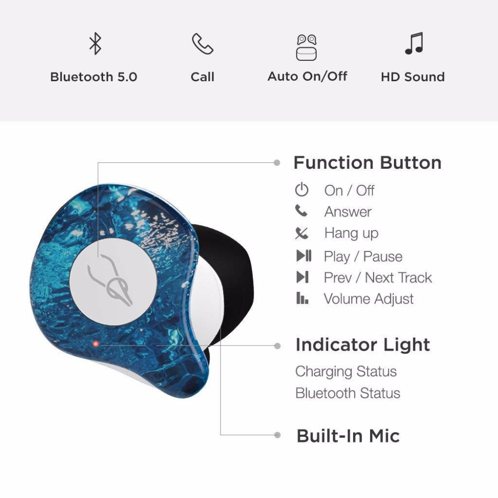 [Bluetooth 5.0] Sabbat X12 Pro TWS Bluetooth Earphone Dual Mic Headphones with Charging Box 24