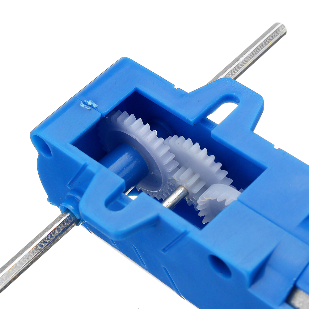 1:28 Transparent/Blue/Orange Hexagonal Axis 130 Motor Gearbox for DIY Chassis Car Model 18