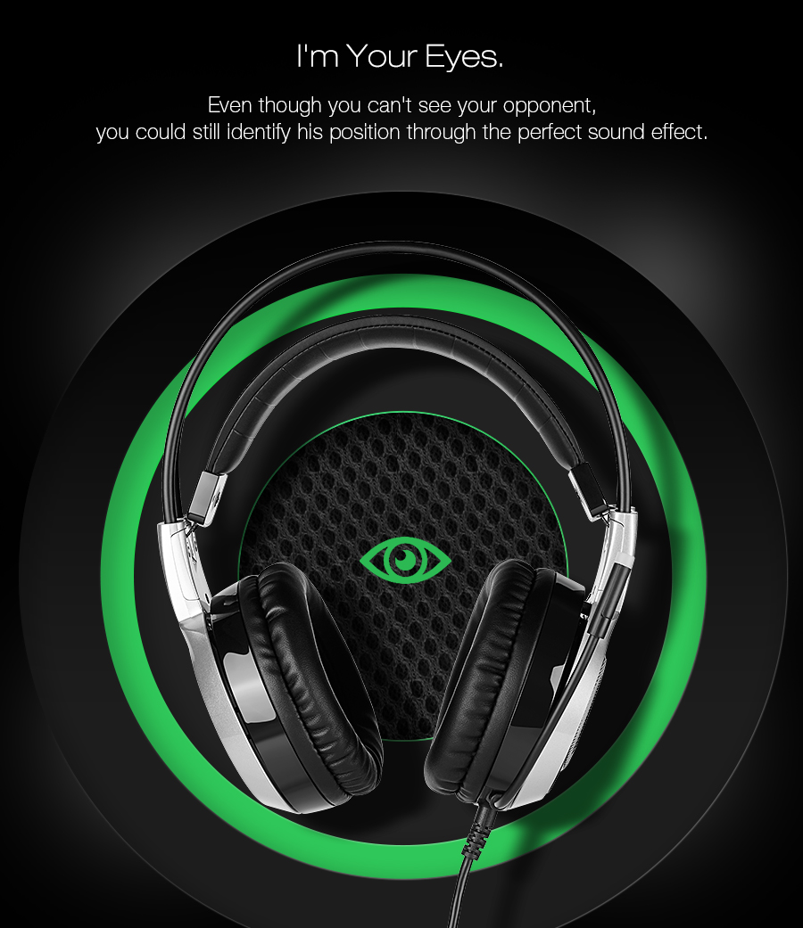 MantisTek® GH2 Smart Vibration Stereo Noise Canceling Gaming Headphone with Microphone 8