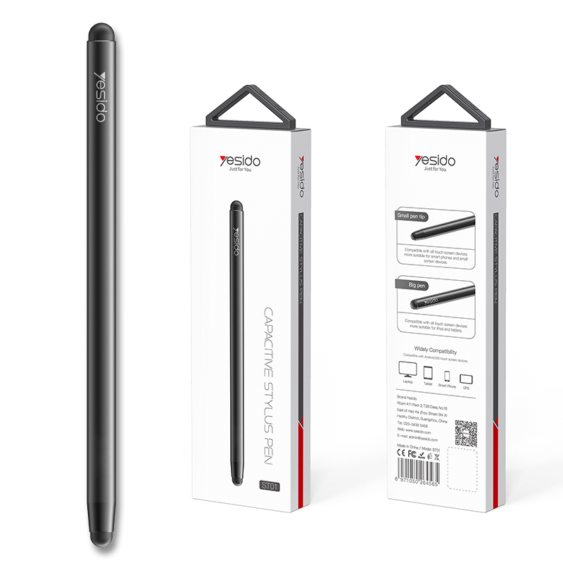 Yesido ST01 Double-Headed Passive Stylus Pen High Precision Touch Screen Capacitive Pen for iPad Pro Tablets PC Phones