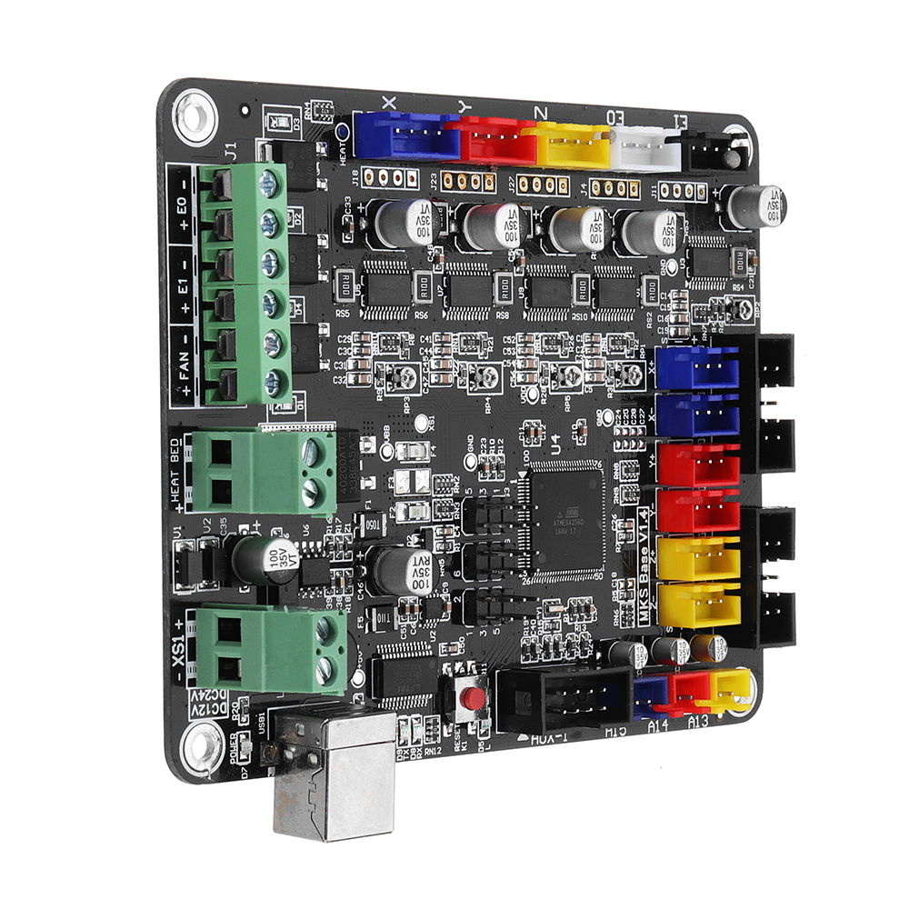 MKS-BASE V1.4 3D Printer Control Board Mainboard Compatible Ramps1.4 15