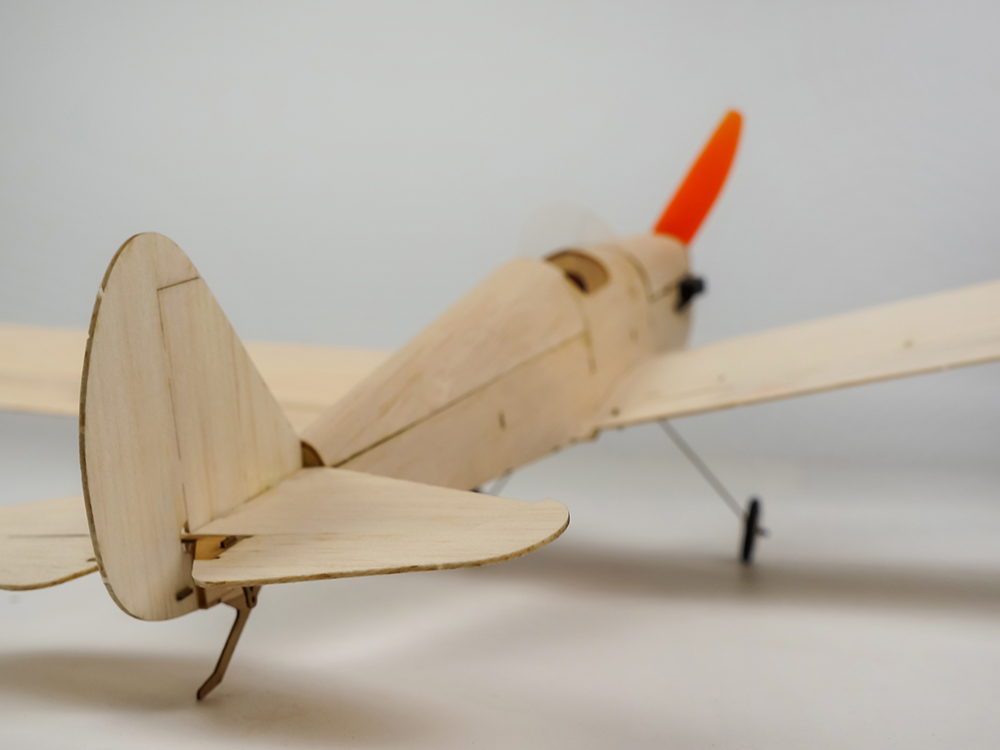 Mini Balsa Wood RC Airplane Model K9 Spacewalker Indoor/Park Fly 380mm Wingspan Aircraft Model Kits - Photo: 10