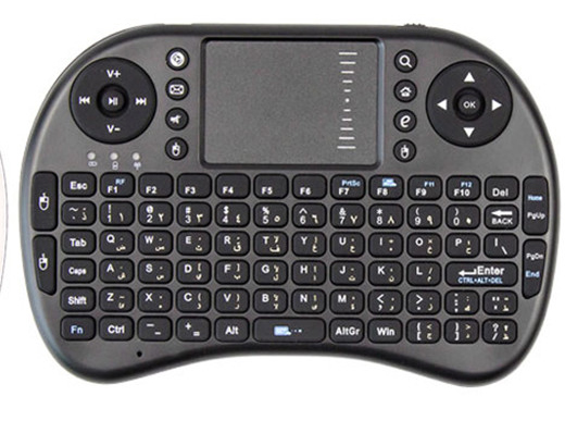 Arabic Language Version 2.4G Wireless Mini Keybaord Touchpad Air Mouse