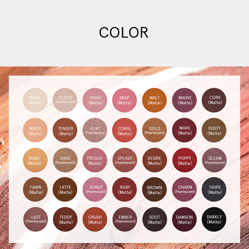 IMAGIC 35 Colors Nude Matte Eyeshadow Palette Glitter Waterproof Long-lasting Eyeshadow Palette