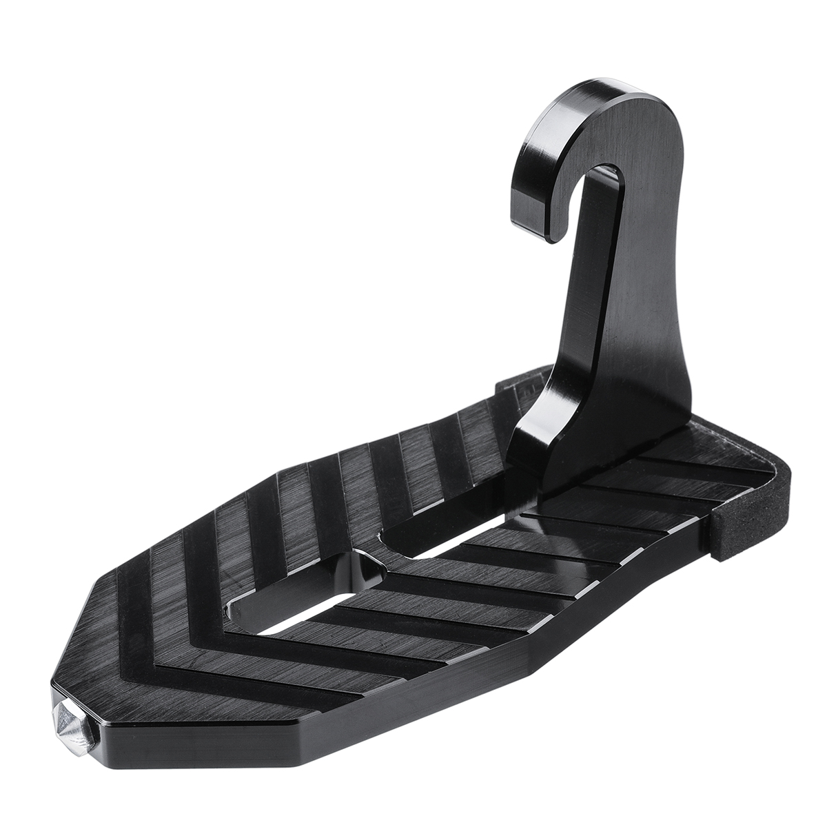 

AUDEW Car Doorstep Vehicle Rooftop Folding Ladder Foot Pedal Hook with Safety Hammer
