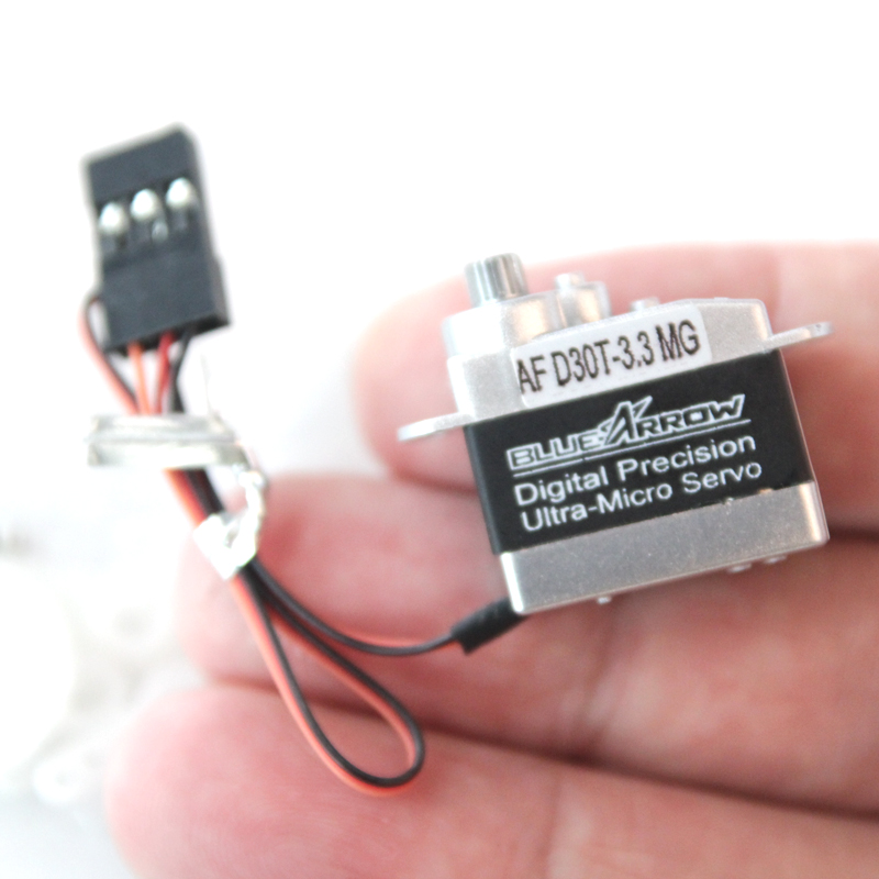 BLUEARROW AF D30T-3.3-MG Metal Gear 4.6g Micro Digital Servo for RC Helicopter Airplane