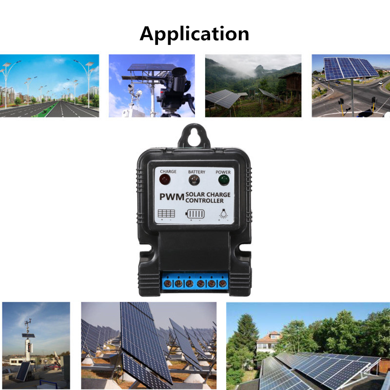 6V/12V 5A/10A Solar Controller PWM Charge Regulator With Intelligent LED Indicator 25