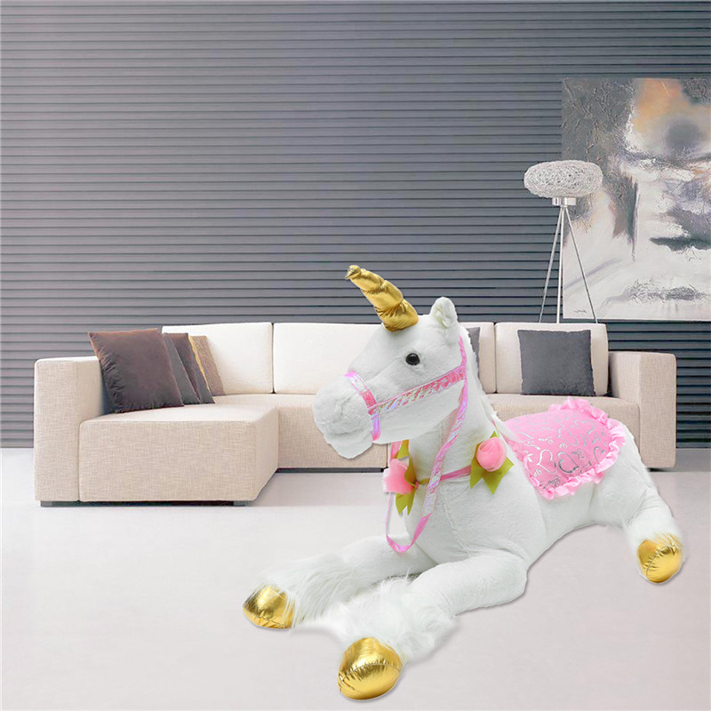 85 cm Stuffed Unicorn Soft Giant Plush Animal Toy Soft Animal Doll  