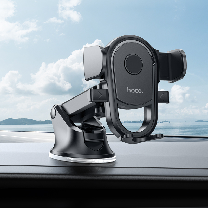 HOCO H5 360 Rotation Suction Cup Universal Phone Holder GPS Vehicle Mounts for iPhone 14 Pro Max 13 12 for Samsung for Xiaomi
