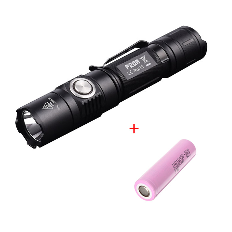 

Fitorch P20R XP-L2 1180Lumens Rechargeable Tactical Mini LED Flashlight +18650