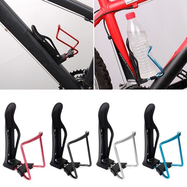 Cycling Drink Water Bottle Holder Cage Cup Rack Adjustable Aluminum