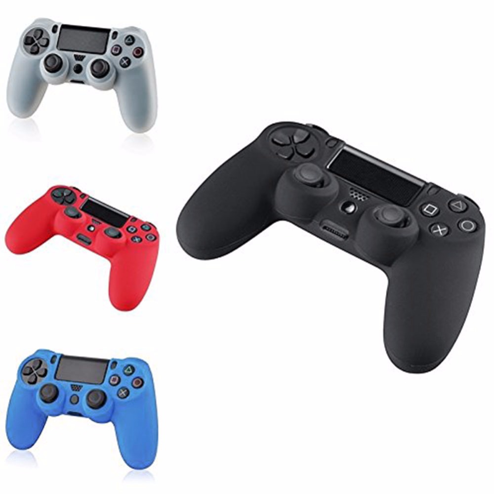 Soft Silicone Protective Case Cover for PS4 Case Controller Grip Covers for Dualshock 4 for Playstation 4 Gamepad Caps Game Controller Cases