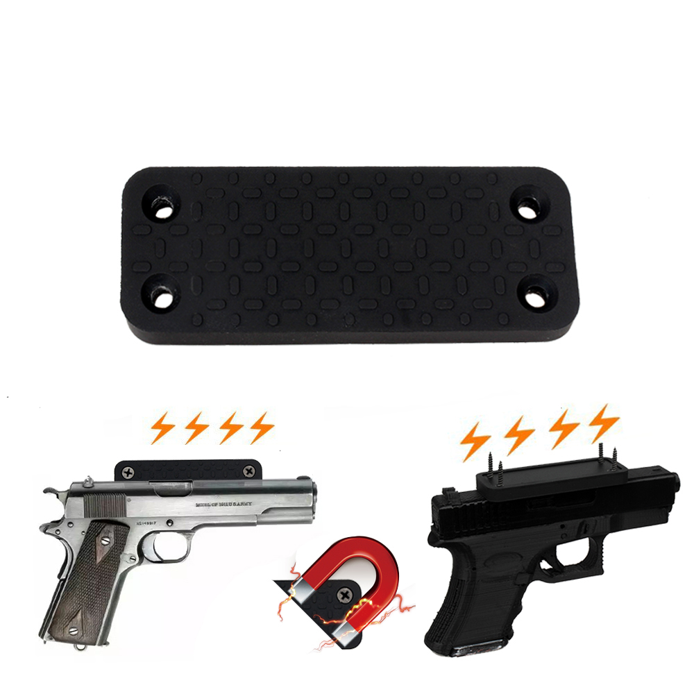 

43BL Gun Magnet Holster Hunting Gun Rubber Coated Magnetic Stand Outdoor Hunting Gun Accessories