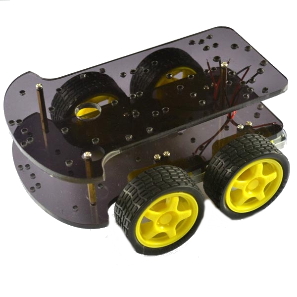

4WD Double Level K-002 Smart Chassis Car Kit For Arduino