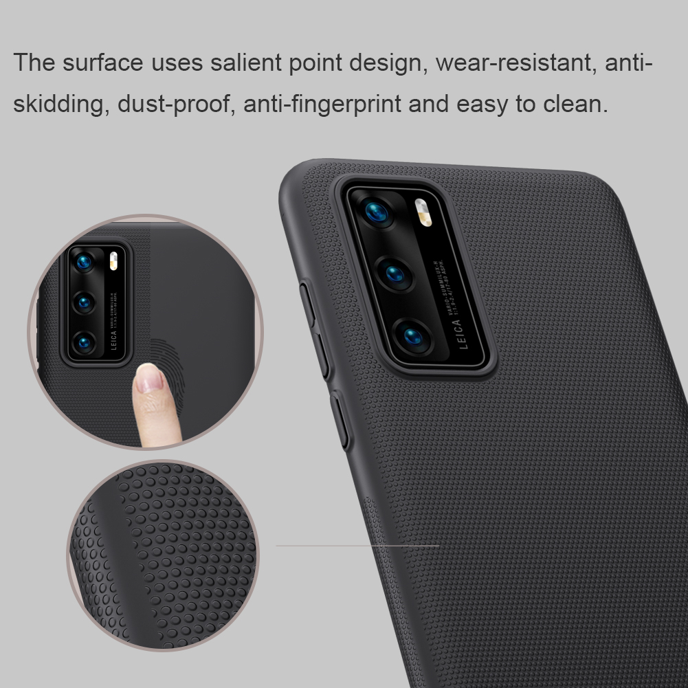 Nillkin Frosted Anti-Fingerprint Shockproof PC Hard Protective Case for Huawei P40 pro