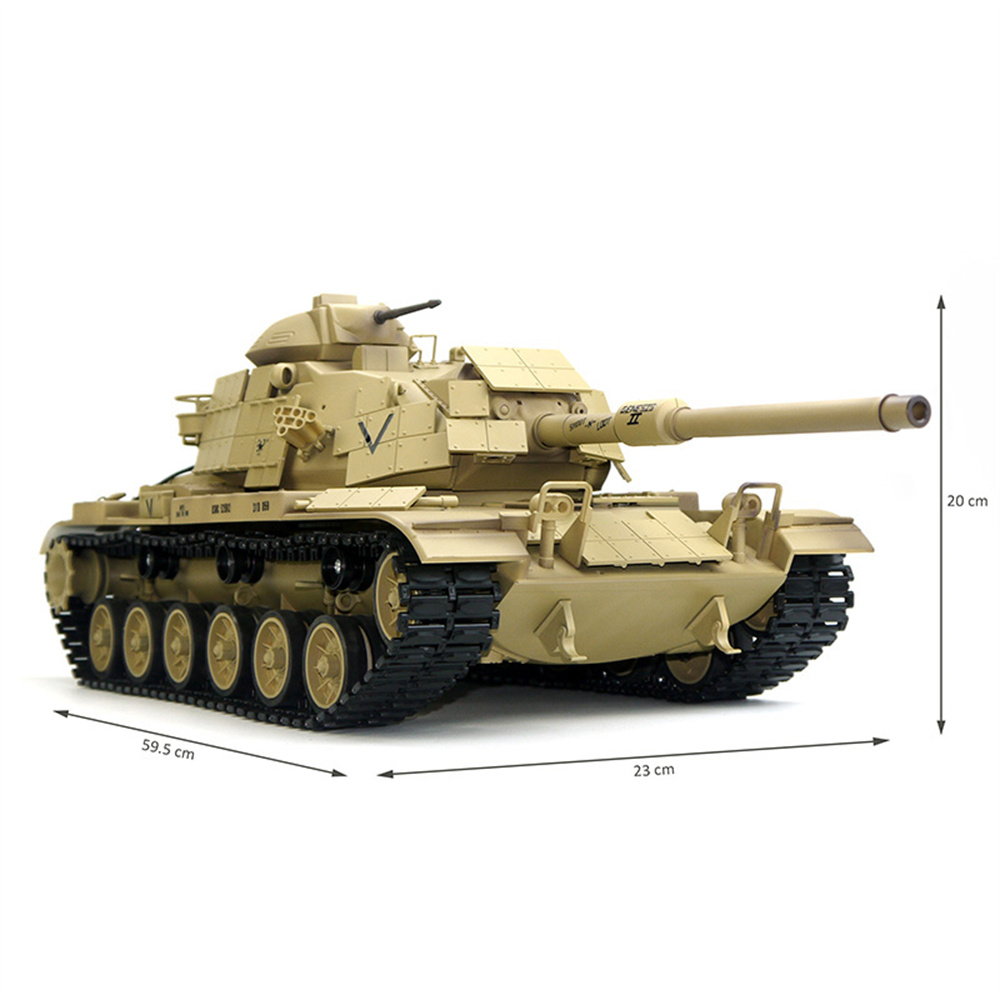 M60A1 1/16 2.4G American Tank Plastic Basic Version RC Car Vehicle Models