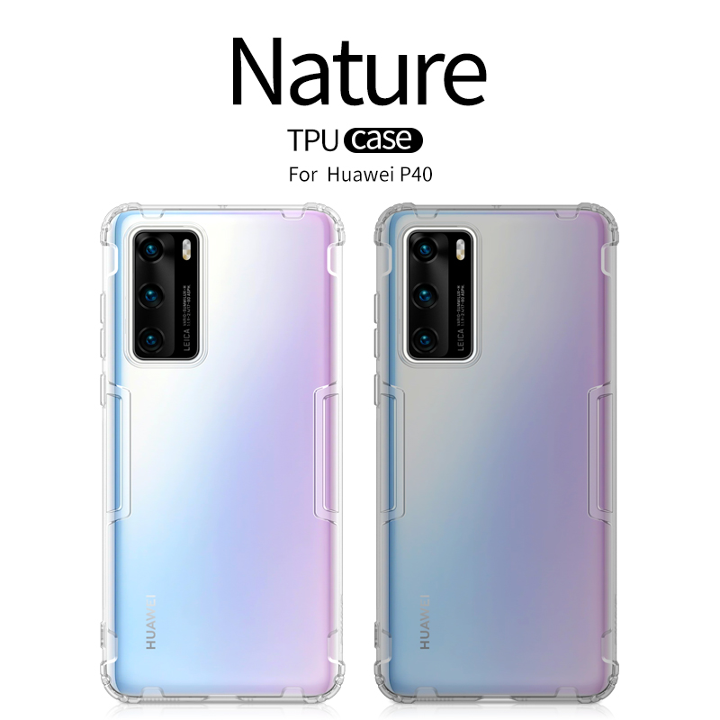 Nillkin Shockproof Anti-Scratch with Airbag Transparent  Soft TPU Protective Case for Huawei P40