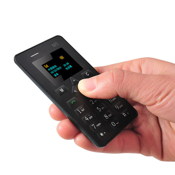 

AIEK M5 4.8mm 1,0-дюймовый Ultra Thin Card Мини карманный мобильный телефон