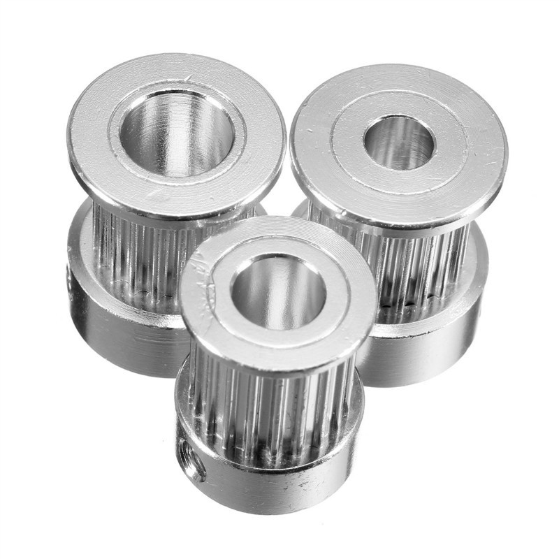 GT2 Timing Pulley 20Teeth Alumium Gear Bore 5MM 6.35MM 8MM For GT2 Belt Width 10mm For 3D Printer 53