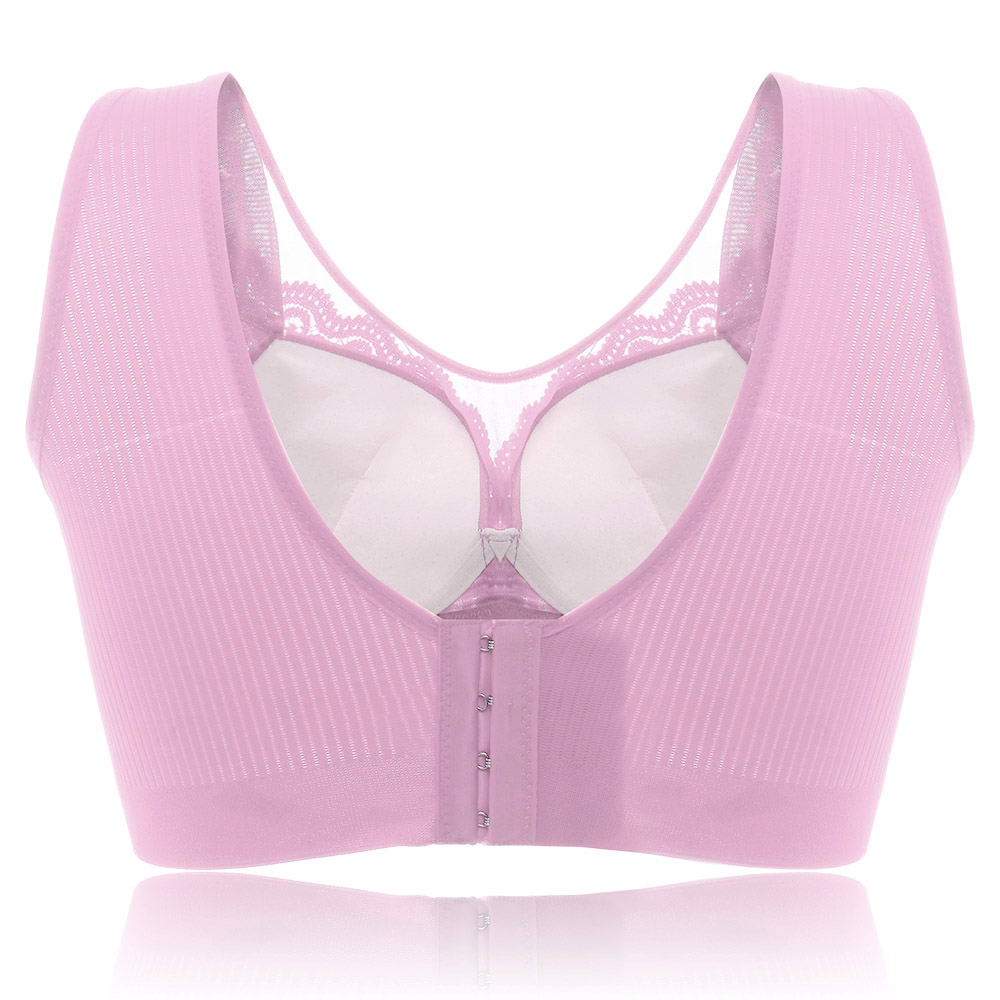 Banggood Lace Mesh Wireless Gather Breathable Soft Vest Cami  Bra