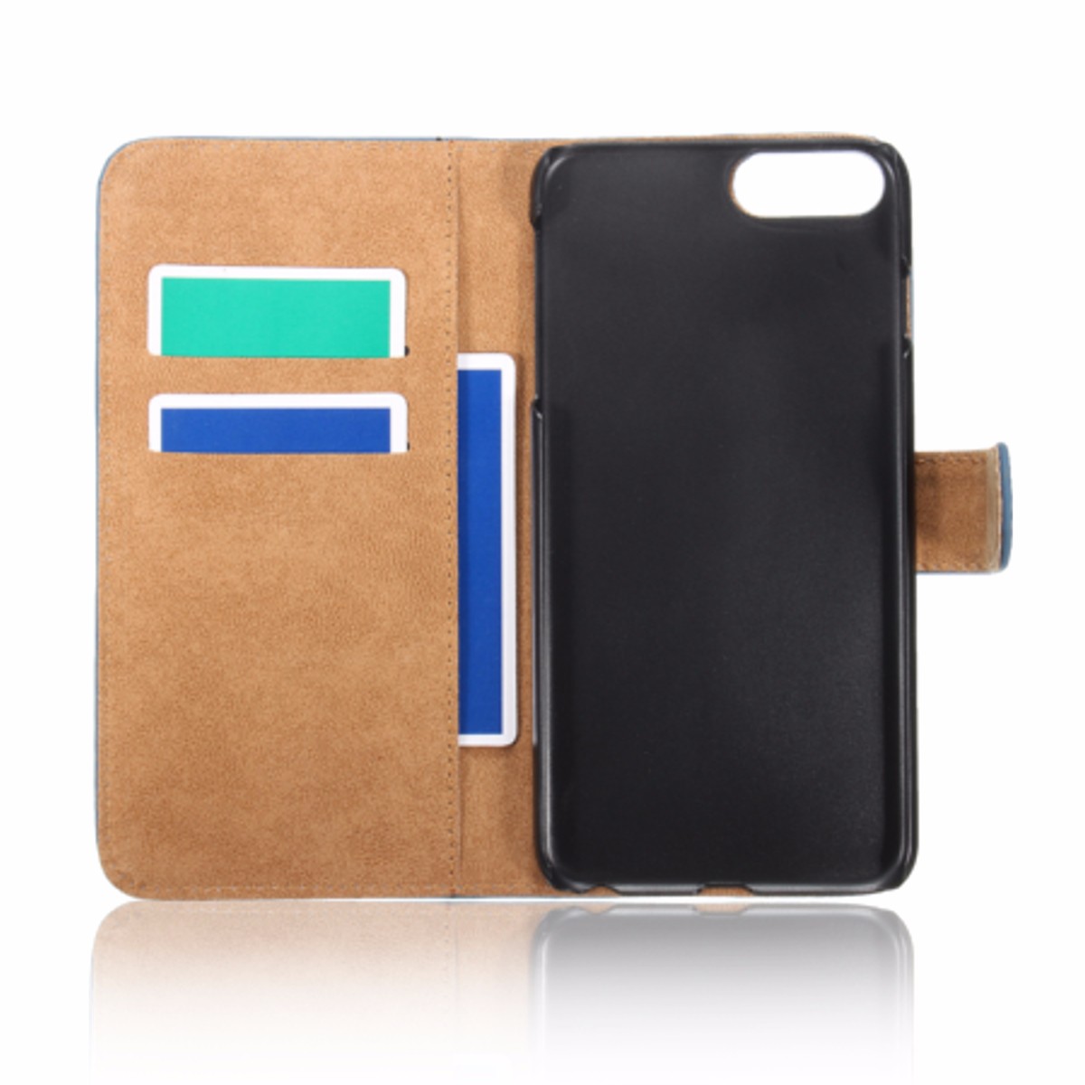 PU Leather Flip Card Slot Bracket Case For iPhone 7/7 Plus & 8/8 Plus