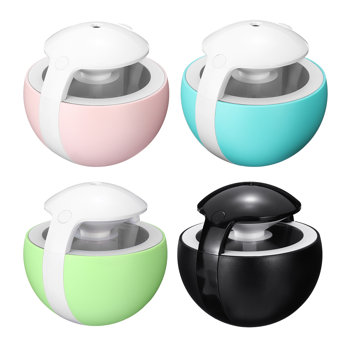 450ML Ball Humidifier with Aroma Lamp Essential Oil Ultrasonic Electric Diffuser Mini USB Air Fogger 16