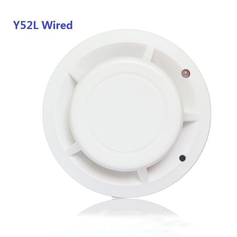 

KERUI Y52L Wired Type Smoke Burglar Alarm Detector Sensor
