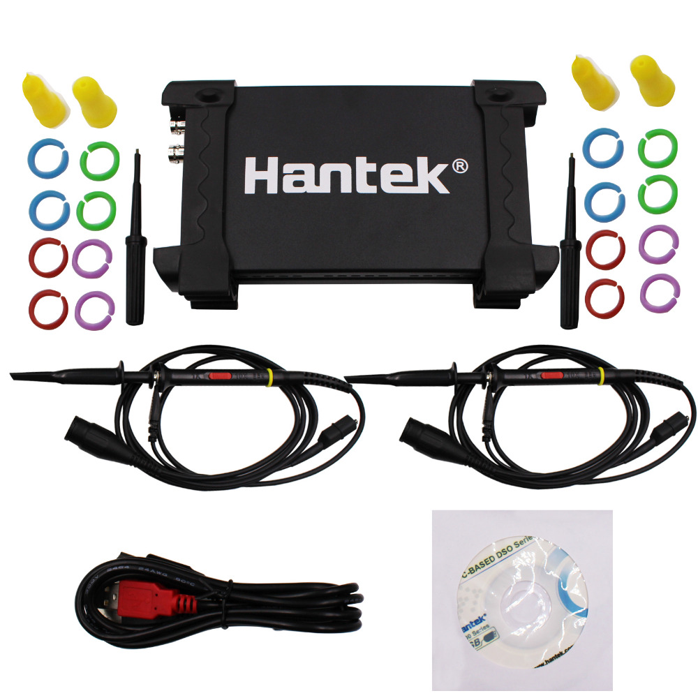 Hantek 6022BE PC-Based USB Digital Storag Oscilloscope 2Channels 20MHz 48MSa/s With Original Box