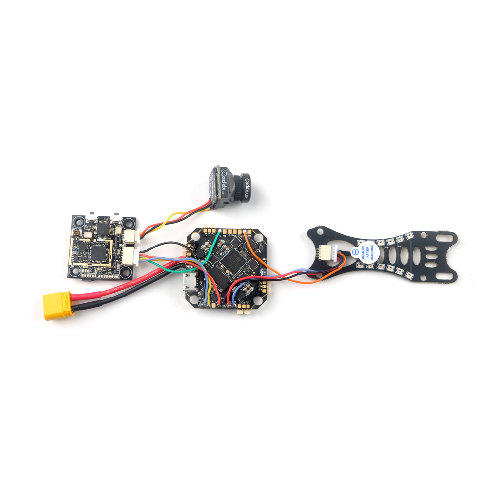 Eachine Novice-III 135mm 2-3S FPV Racing Drone Spare Part AIO F4 Flight Controller 12A 2-4S ESC Frsky Receiver - Photo: 7