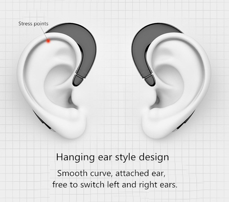 F700 Bone Conduction Earhooks Bluetooth Earphone Lightweight Noise Cancelling Headphone with Mic 14