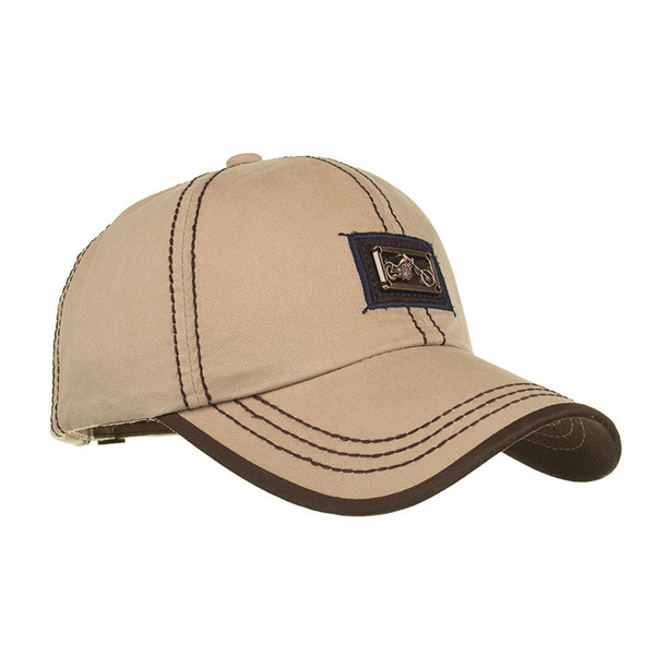Men Cotton Hat Breathable Peaked Cap Sunshade Baseball Cap