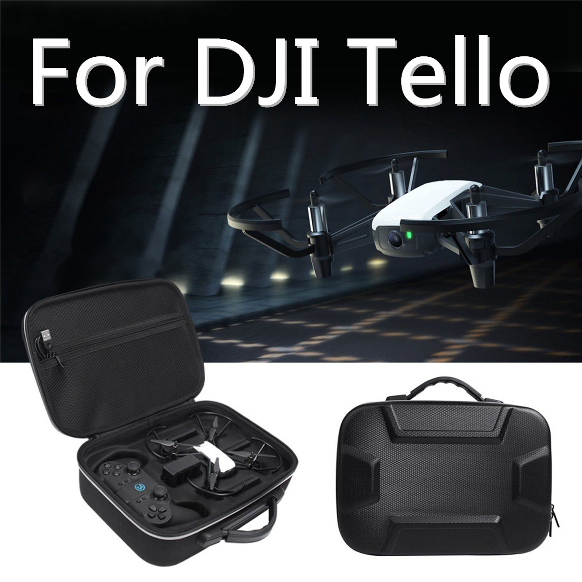NEW Storage Case Cover Carry Bag Pouch For DJI Tello Drone & GameSir T1d Remote 