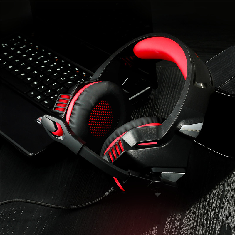 Hunterspider V3 3.5mm Wired LED Gaming Headphone Noise Cancelling With Mic For Laptop PS4 Xbox One 20