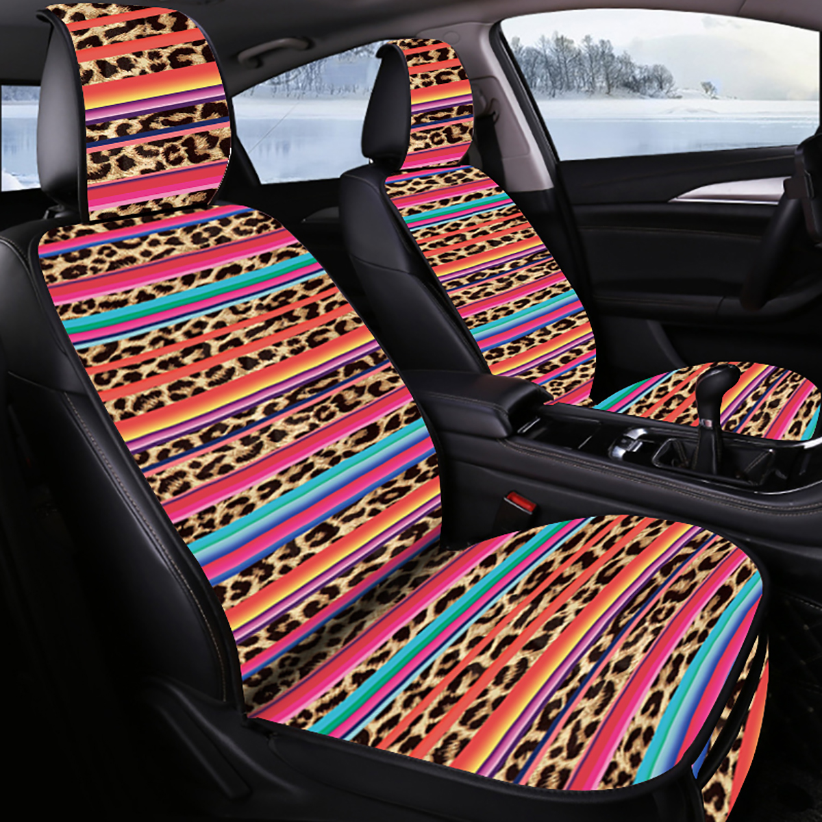 Universal 12V Car Heated Seat Chair Cushion Cover Heating Pad Heater With Remote