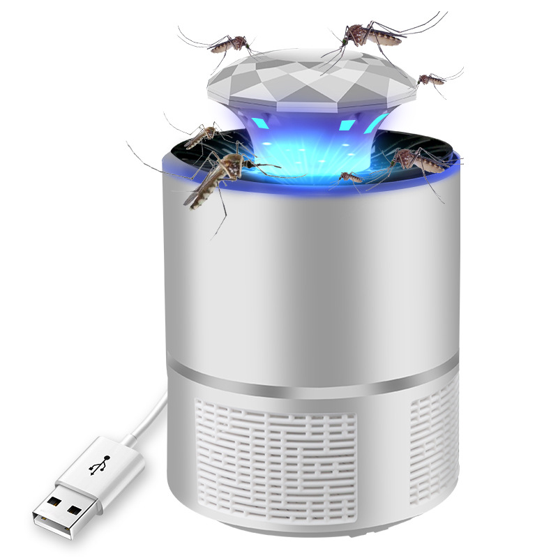 360° LED Portable LED Mosquito Killing Lamp USB Charging Insect Bug Zapper Qiuet Design