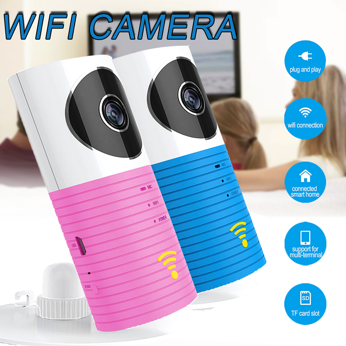 1080P HD IP Wireless Smart WiFi CCTV Camera Video Baby Monitor 2 way Speaker 13