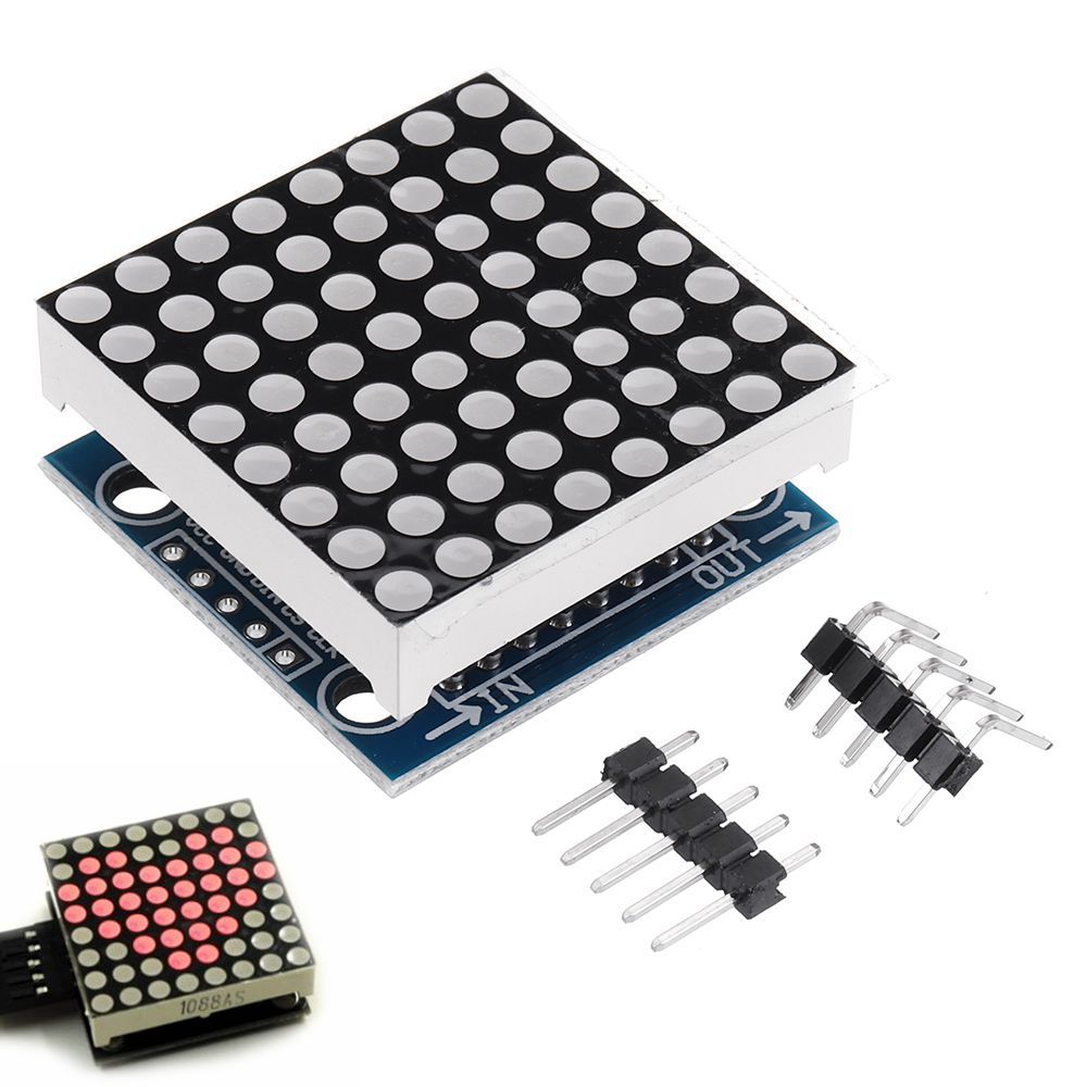 

8x8 MAX7219 Dot Matrix Module LED Display Module Board For Arduino