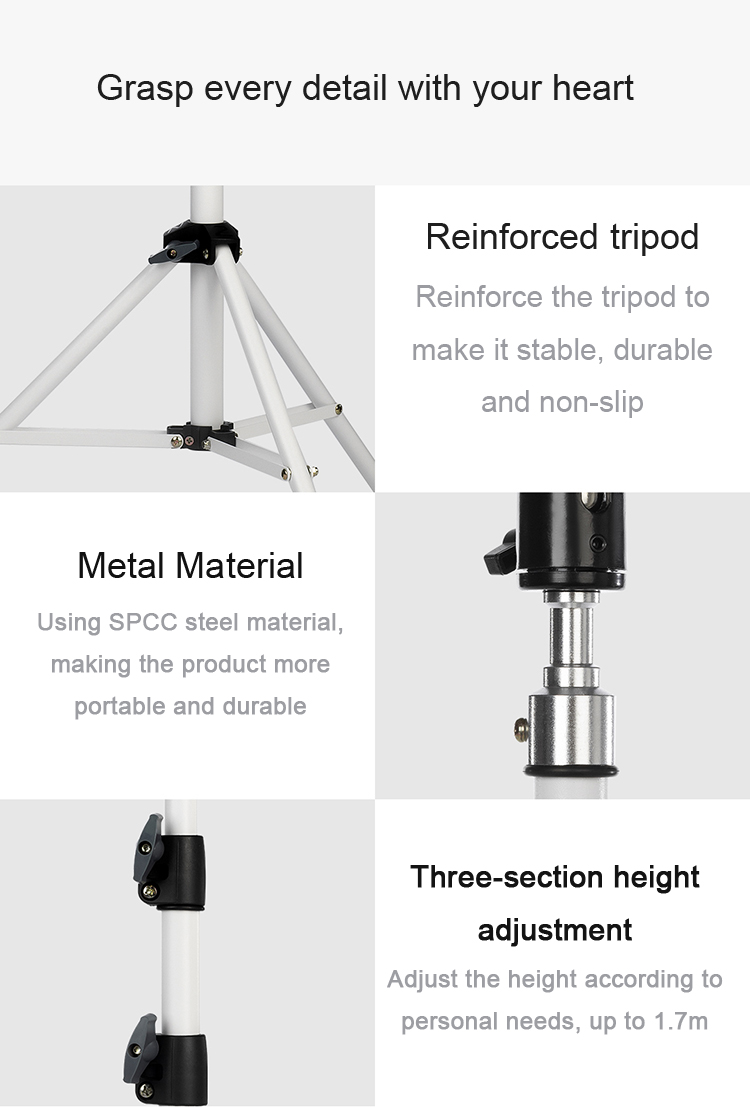 Wanbo Projector Stand Floor Stand Tripod 360° Universal Adjustment Up to 170 CM Height Foldable Stable Outdoor Stand