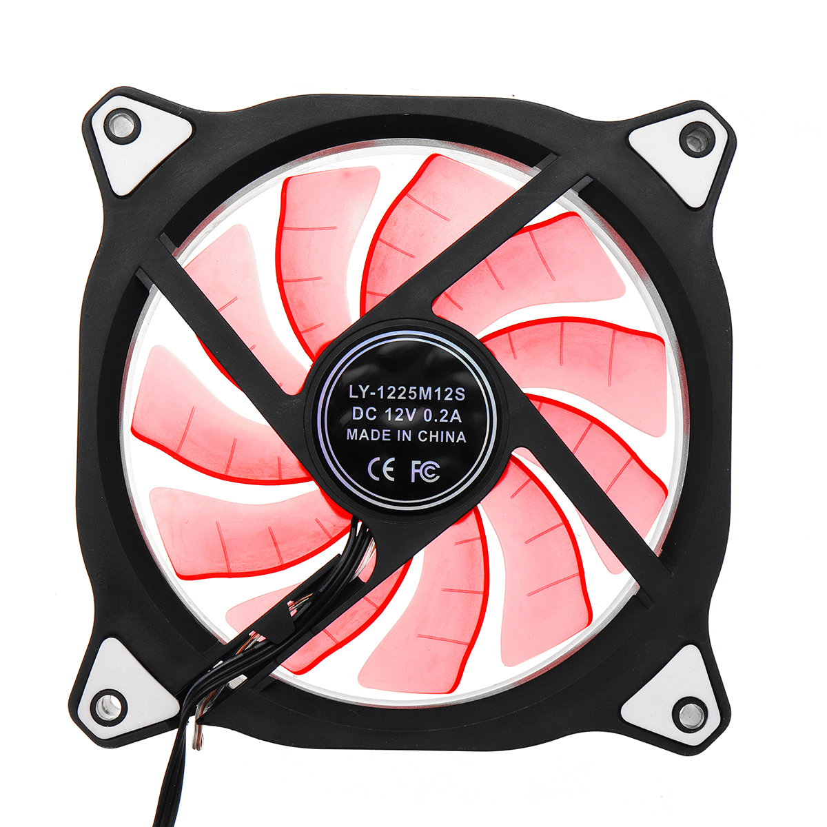 B02207 120mm 12V RGB LED Light Low Noise CPU Cooler Cooling Fan 13