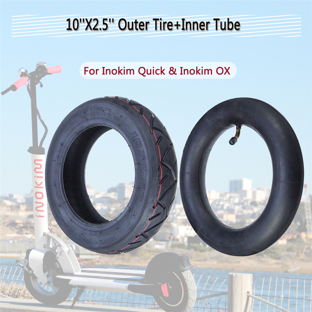 For Inokim Quick/OX Electric Scooter 10"x2.5'' Outer Tire/Inner Tubes Sets New 