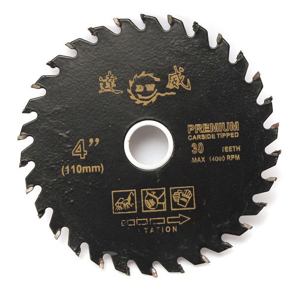 

110mm 4 Inch Circular Carbide Cutting Disc Saw Blade Woodworking Tool