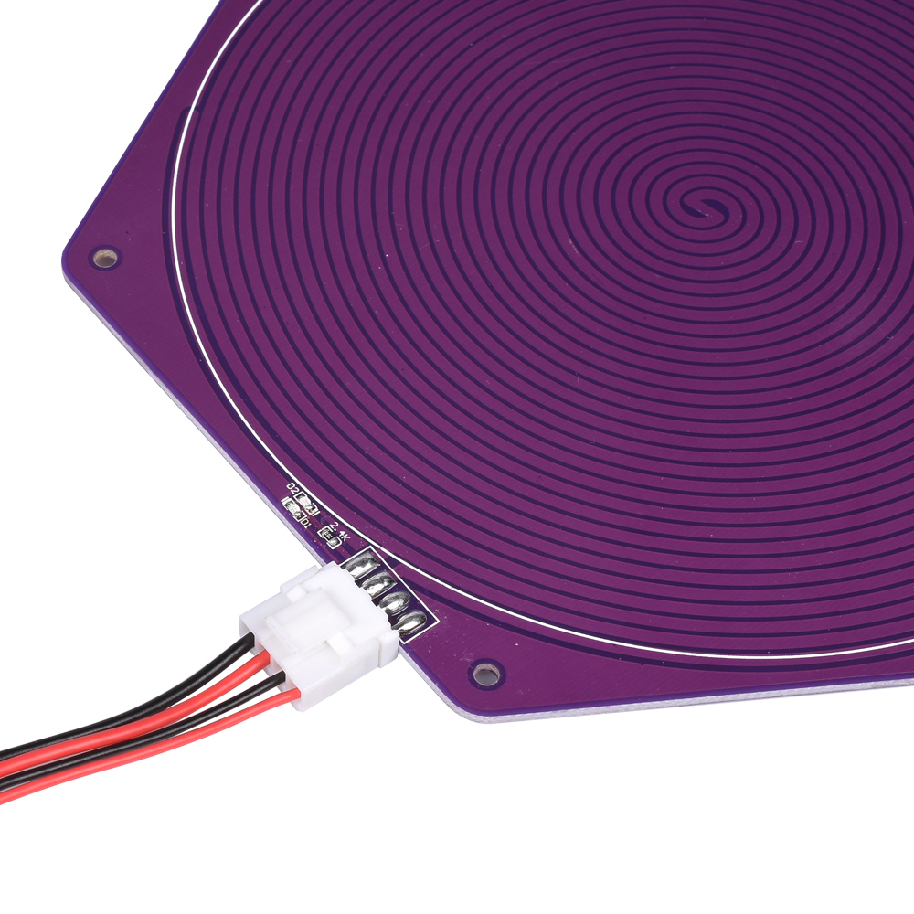 12V 120w 170mm Diameter Purple Hexagon Round Kossel Delta Heated Bed for 3D Printer 9