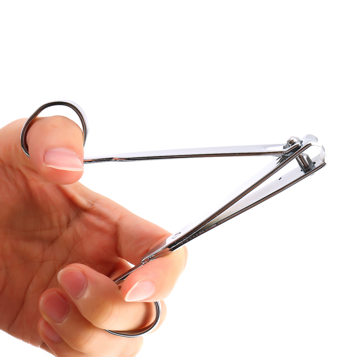 Y.F.M� 2pcs Portable Carbon Steel Nail Clipper Cutter Cleaner Fingernail Toenail Manicure Pedicure Tools 