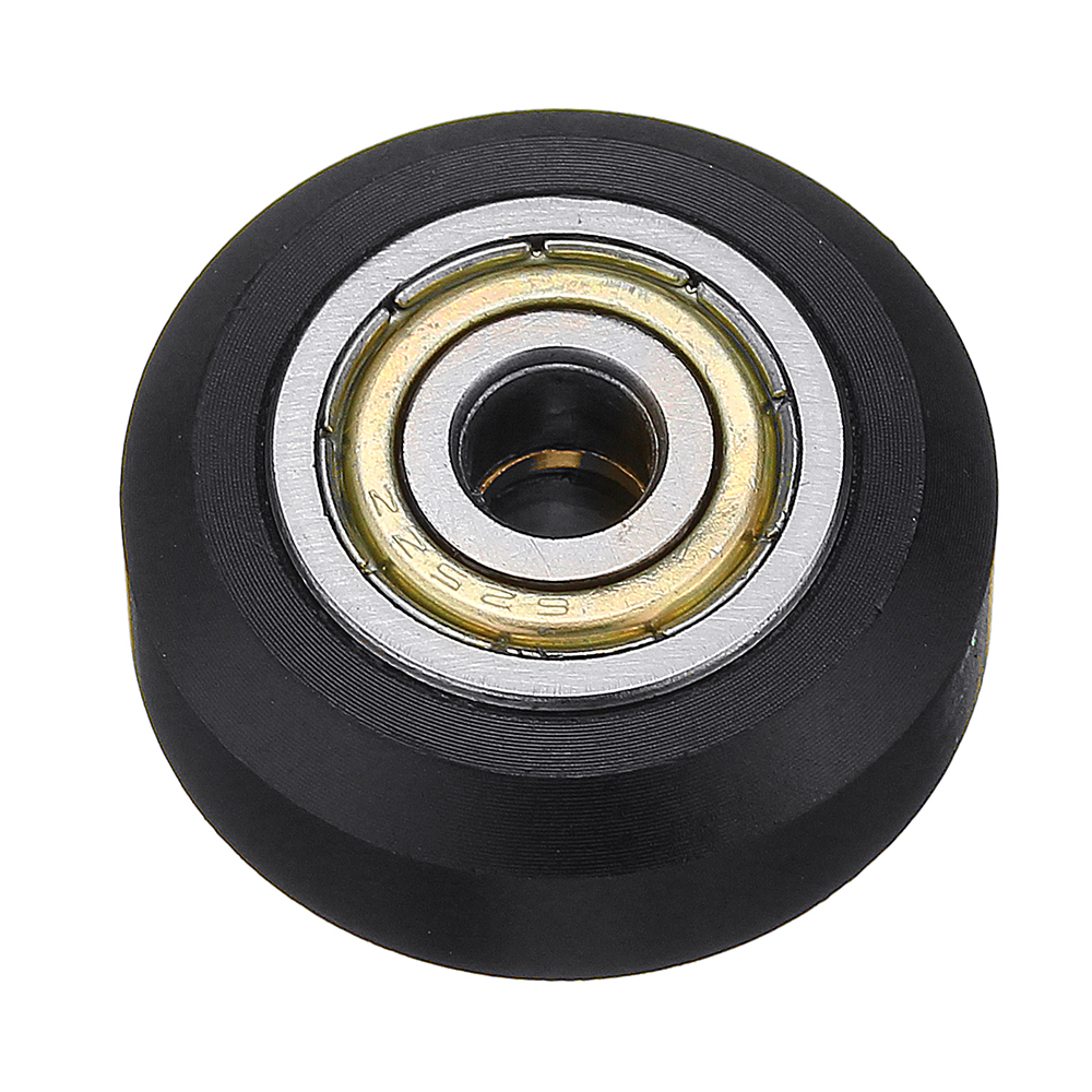 Flat / V Type Plastic/Stainless Steel Pulley Concave Idler Gear With Bearing for 3D Printer 19