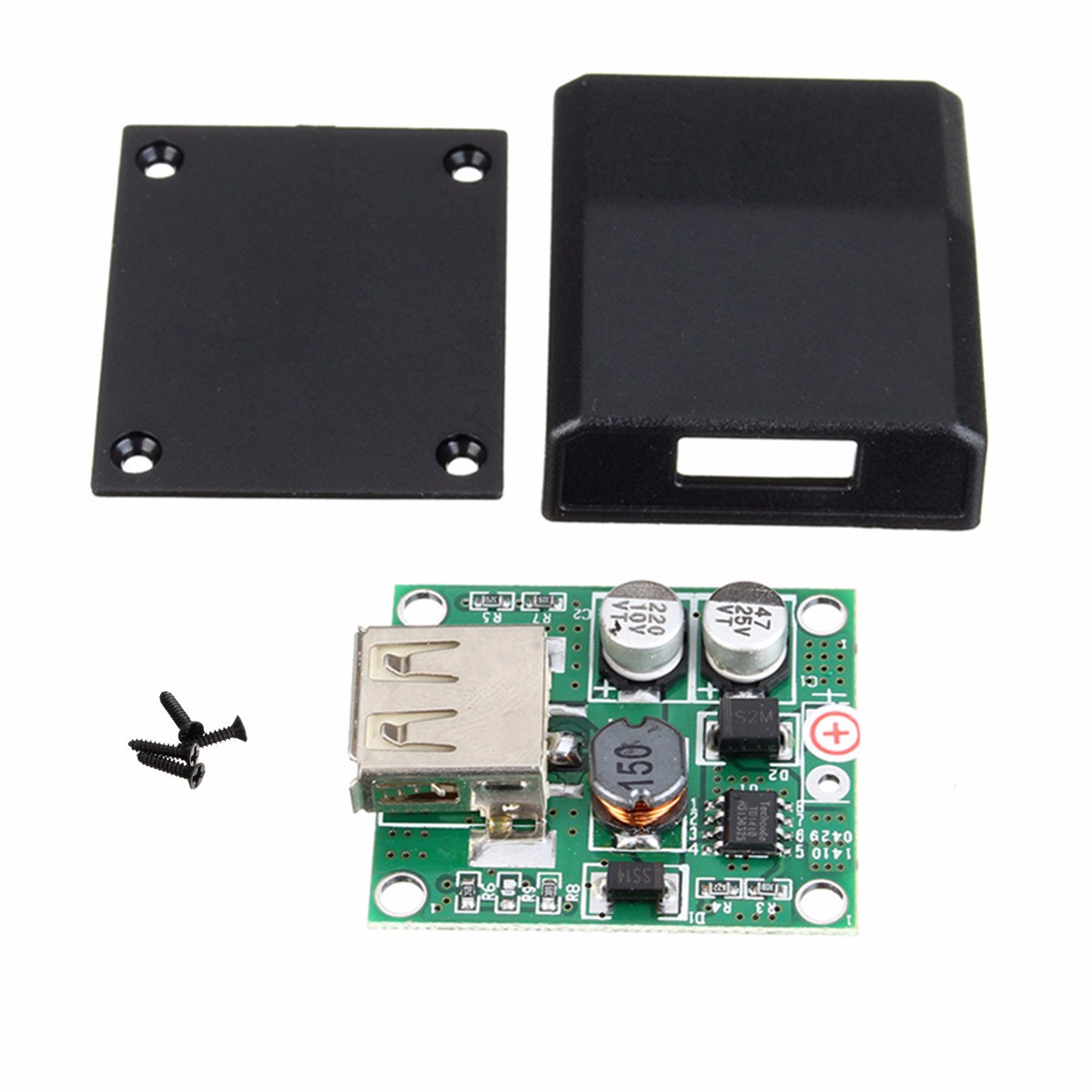 5pcs DIY 5V 2A Voltage Regulator Junction Box Solar Panel Charger Special Kit For Electronic Production 7