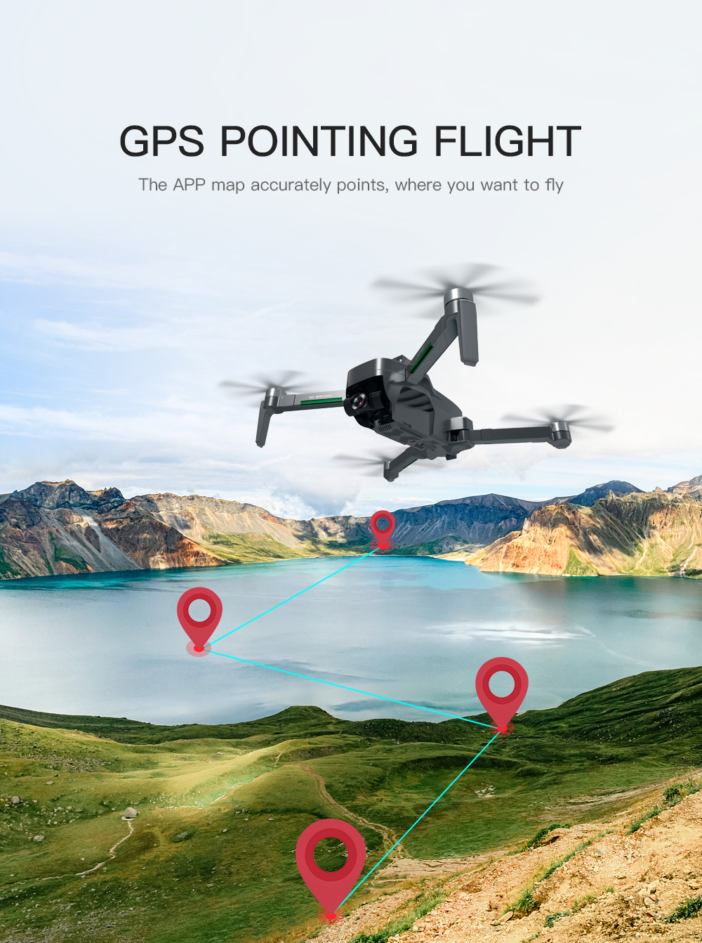 ZLRC SG906 PRO 3 MAX GPS 5G WIFI FPV With 4K HD Camera 3-Axis EIS Anti-shake Gimbal Obstacle Avoidance Brushless Foldable RC Drone Quadcopter RTF