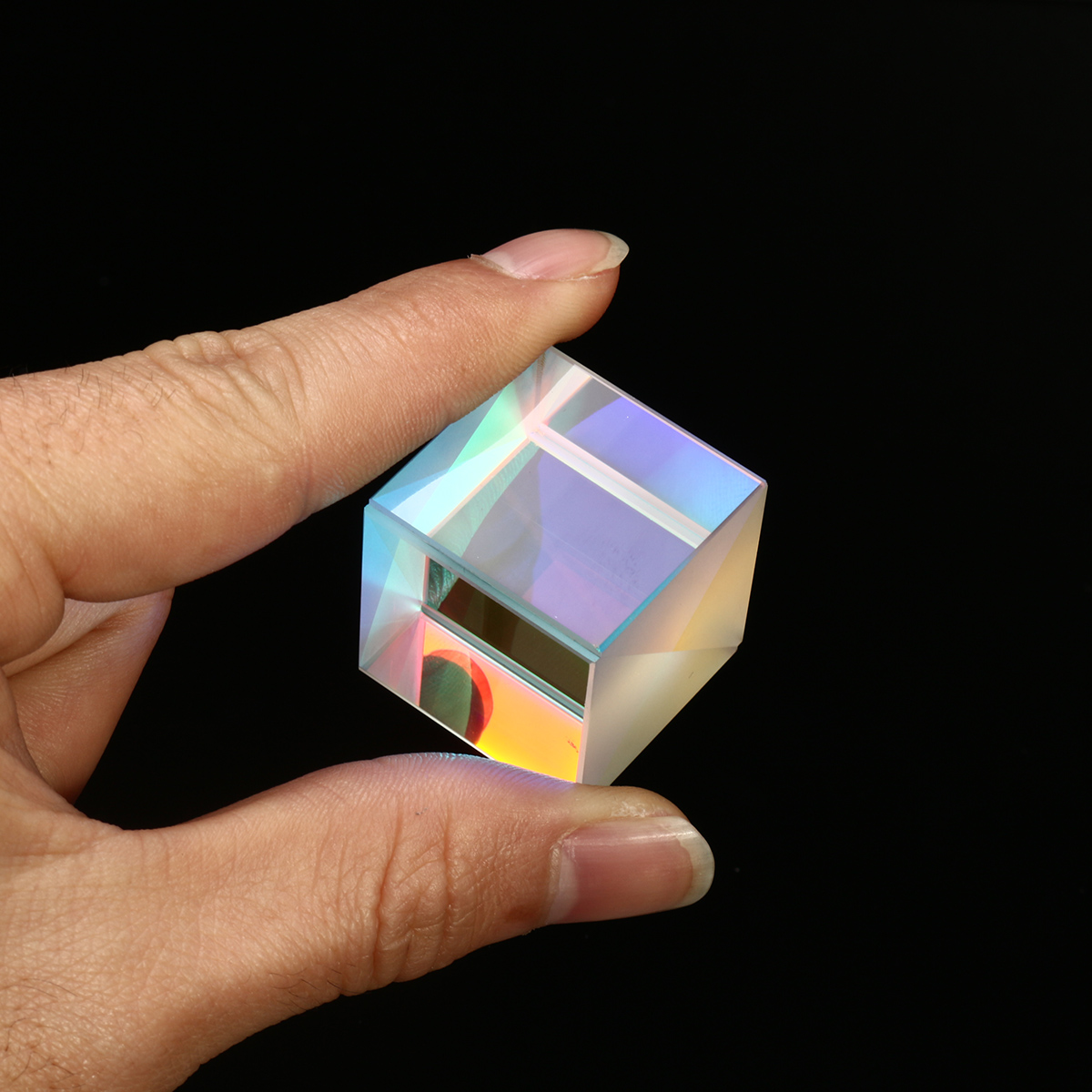 

2PCS 25mm Defective Cube Cross Dichroic X-Cube Prism RGB Combiner Splitter Prism
