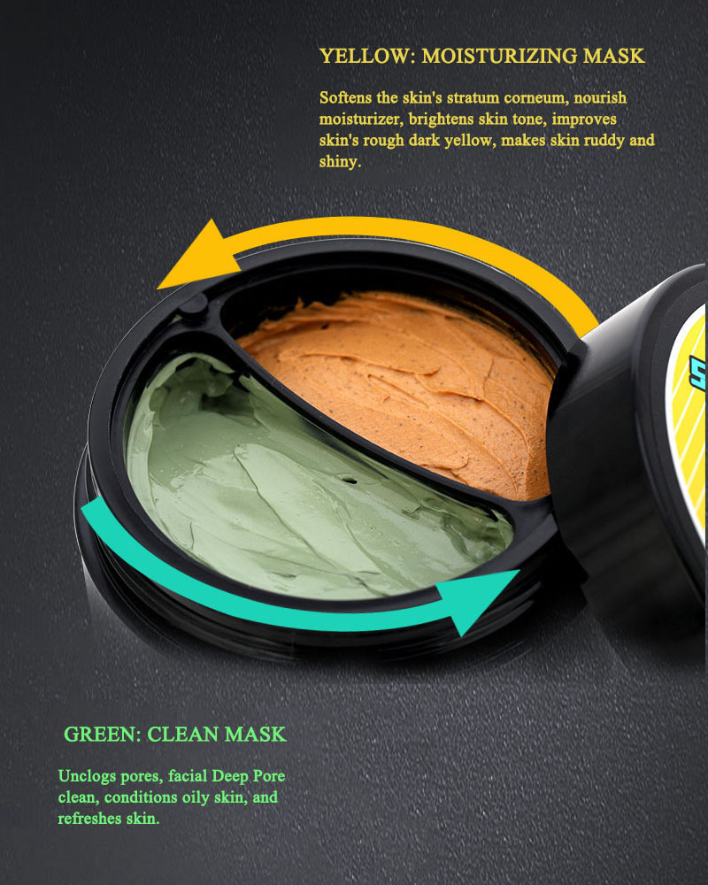 Double Effect Mud Mask Deep Clean Moisturizer