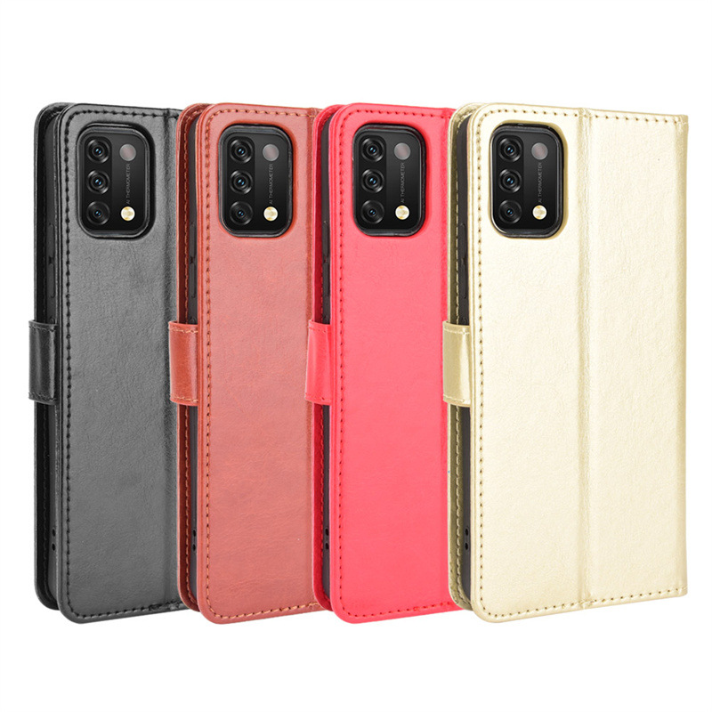 Bakeey for Umidigi A11 Case Magnetic Flip with Multiple Card Slot Folding Stand PU Leather Shockproof Full Cover Protective Case